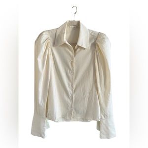 Divine Heritage Women’s Puff Sleeve Blouse (XS)